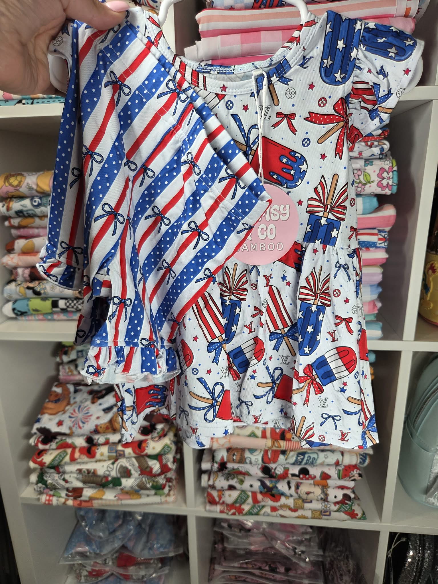 Boujee patriotic 2pc daywear