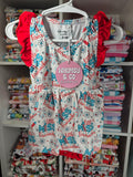 Little miss firecracker bodysuit twirl