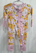 Pooh lemon ruffle zippy