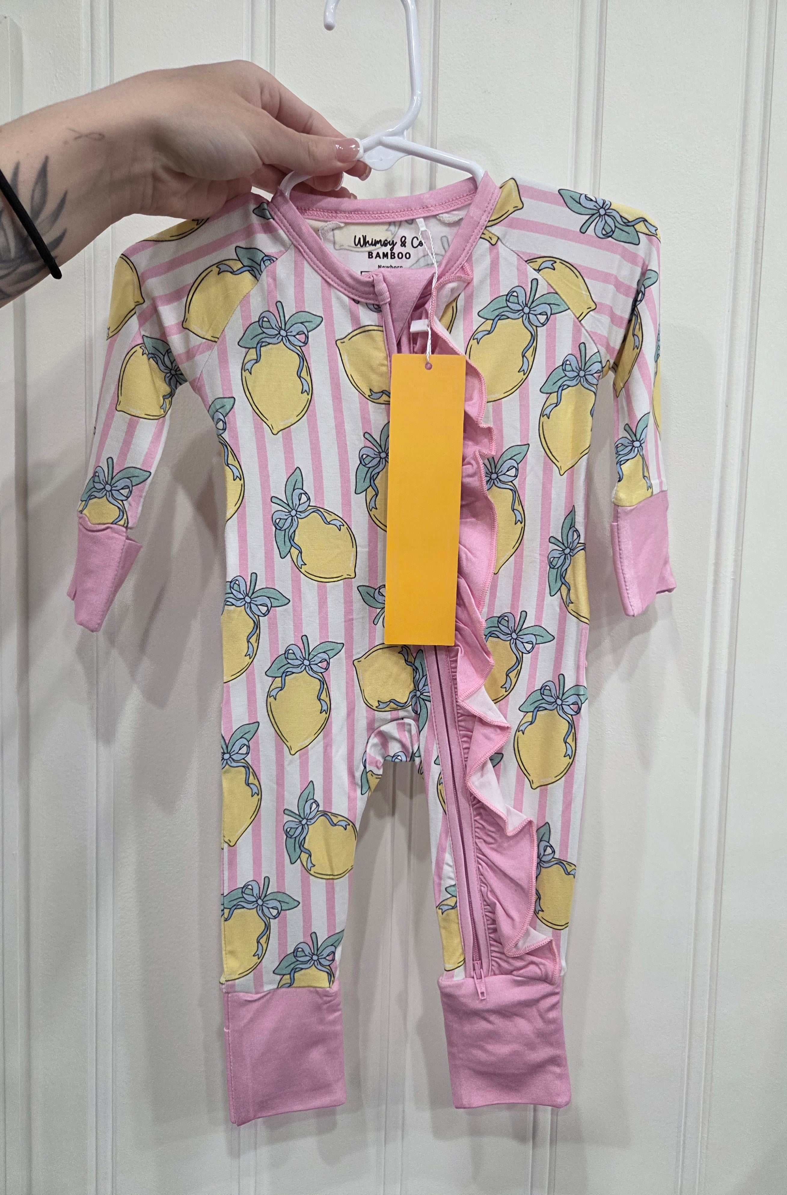 Lemon ruffle zippy
