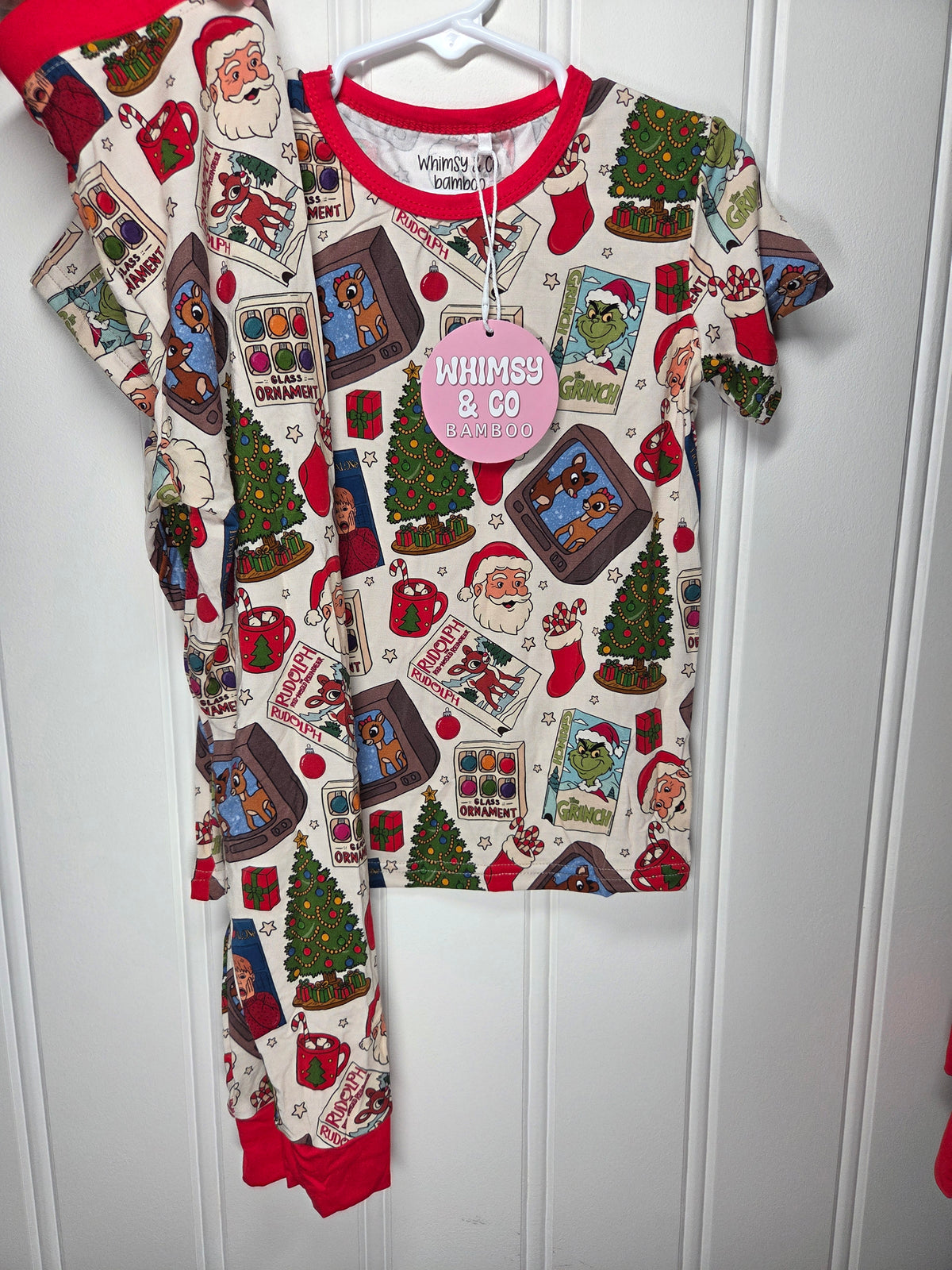 90s christmas 2pc ss/pants