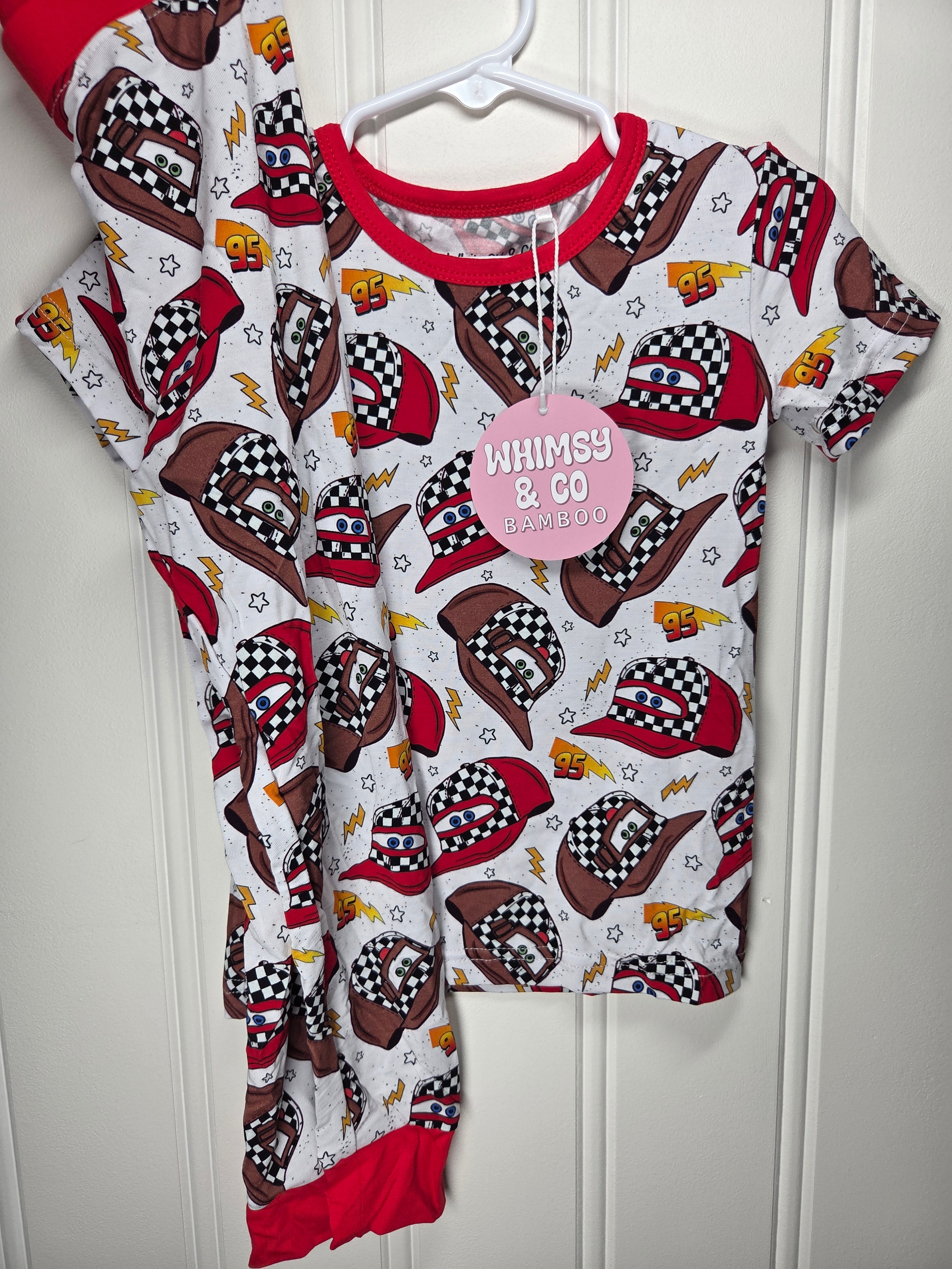 Lightning hats 2pc pjs