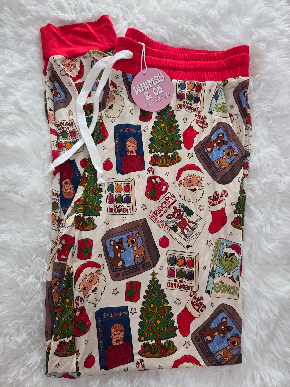 90s Christmas Adult Joggers