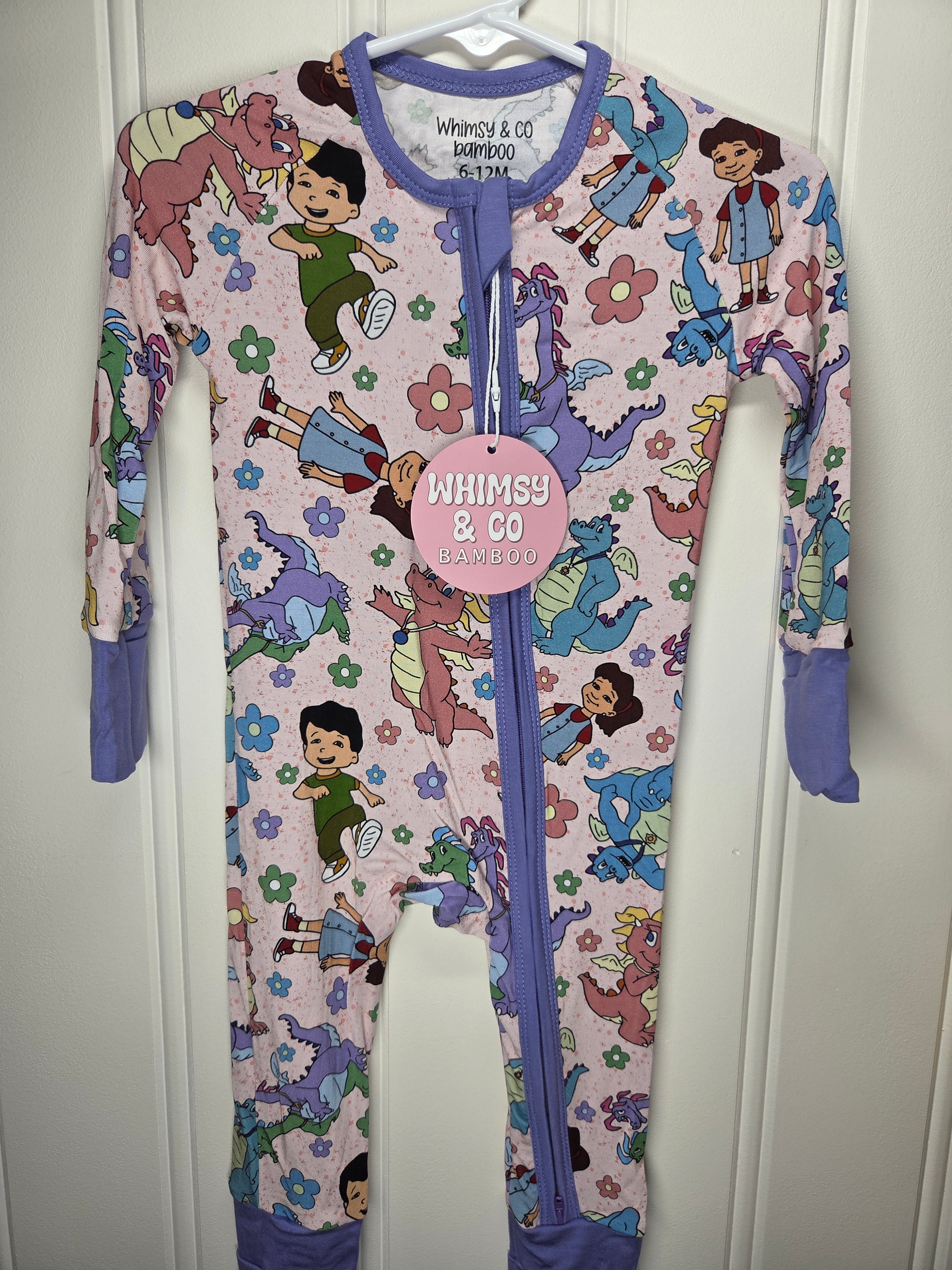 Dragon tales floral zippy