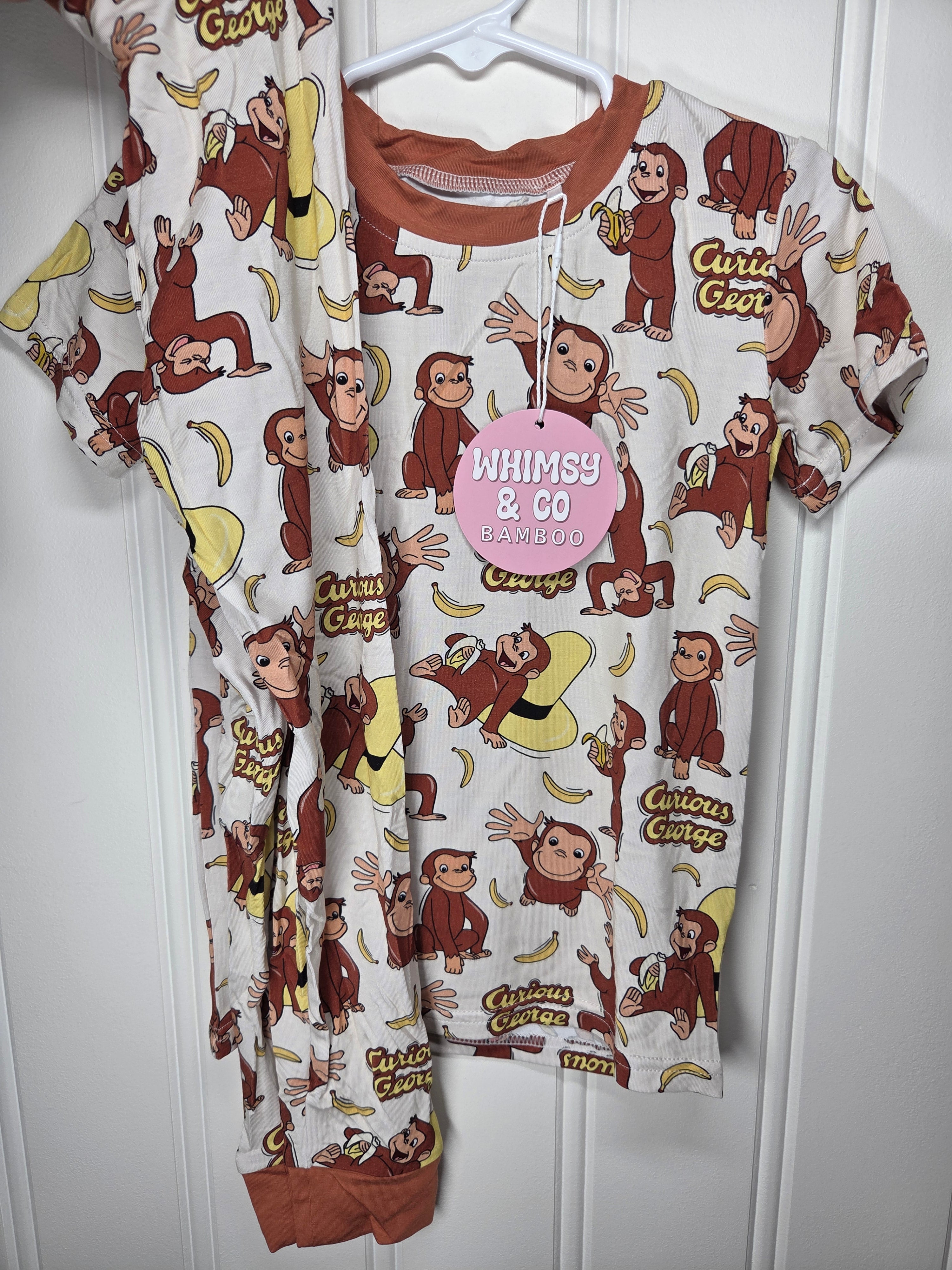 Curious george 2pc pjs